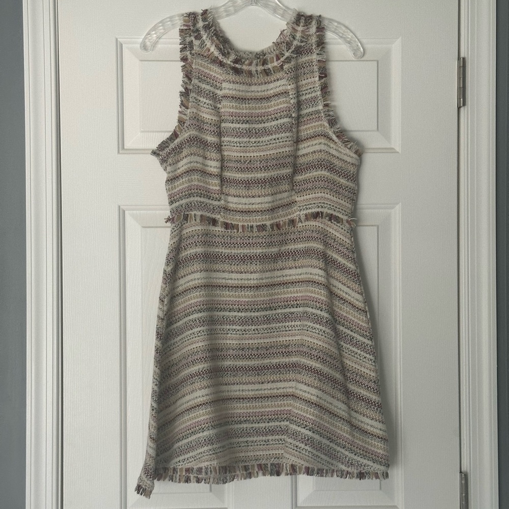 Chic Striped Sleeveless Dress